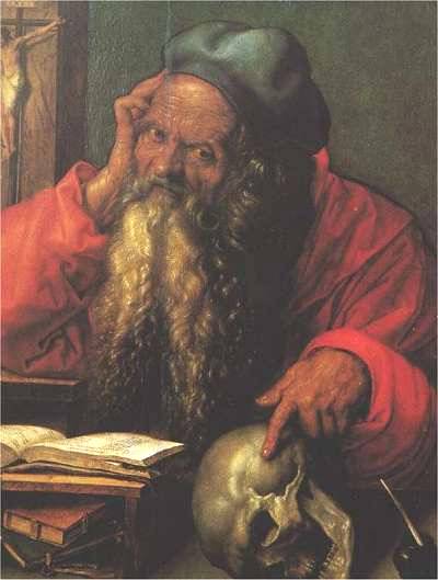 Photo:  Albrecht Dürer, San Gerolamo, (1521)